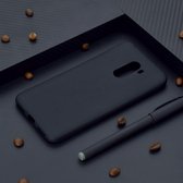 Voor Xiaomi Pocophone F1 Candy Color TPU Case (zwart)