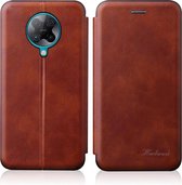 Voor Geschikt voor Xiaomi Redmi K30 Pro / Redmi K30 Pro Zoom Poco F2 Pro GeÃ¯ntegreerde elektriciteit Druk op Retro Texture Magnetische TPU + PU lederen tas met kaartsleuf en houde