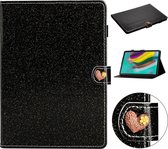 Voor Samsung Galaxy Tab S5e T720 Love Buckle Glitter Horizontal Flip Leather Case met houder & kaartsleuven (zwart)