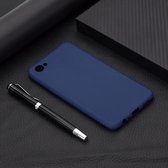 Voor OPPO A83 Candy Color TPU Case (blauw)