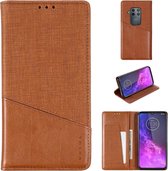 Voor Motorola Moto One Pro MUXMA MX109 Horizontale Flip Leren Case met Houder & Kaartsleuf & Portemonnee Functie (Bruin)