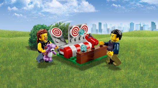 LEGO City Ensemble de figurines - La fête foraine 60234 – Kit de construction (183 pièces)