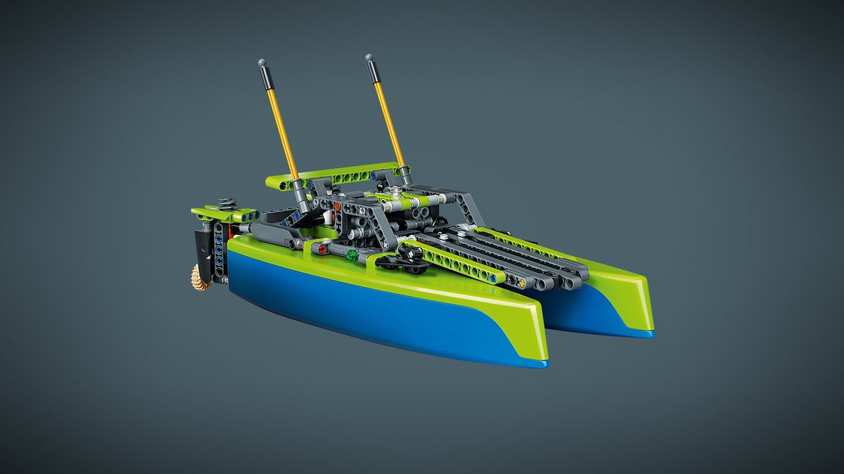 Power Boat Lego Technic Power Racer Technic Catamaran Lancha Lego
