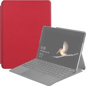 Voor Microsoft Surface Go 2 / Surface Go Voltage Elastic Texture Horizontale flip lederen tas met houder (rood)