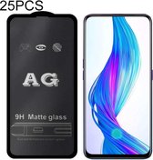 25 STKS AG Matte Frosted Full Cover Gehard Glas Voor OPPO Reno 10x zoom