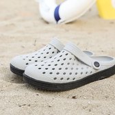 Stel zachte en comfortabele ademende schoenen met gaten (kleur: zwart grijs maat: 42)