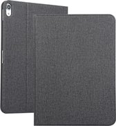 Stoffentextuur Horizontale stevige lederen hoes voor iPad Pro 11 inch, met houder en slaap- / wekfunctie (zwart)
