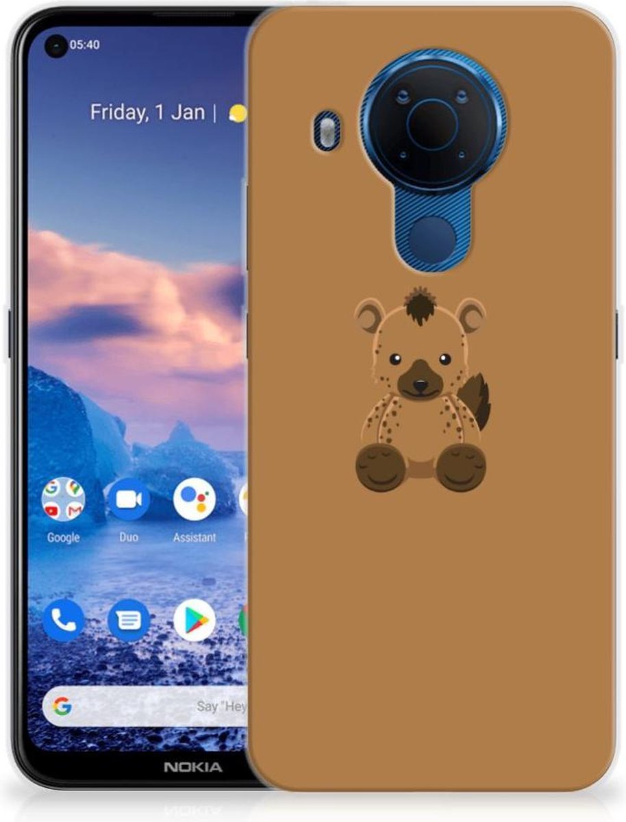 Nokia 5.4 Telefoonhoesje met Naam Baby Hyena