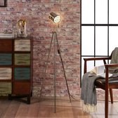 Lindby - vloerlamp- Driepoot - - 1licht - metaal - H: 138.5 cm - E27 - oud messing