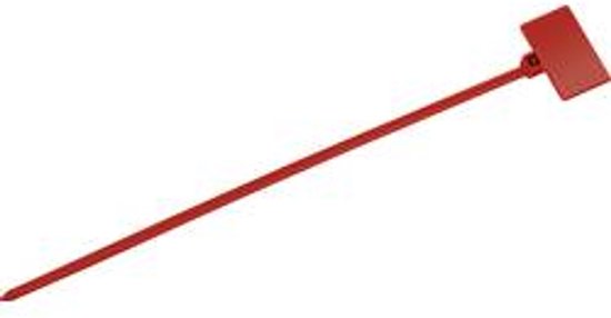 Marqueur de câble TRU COMPONENTS TC-6646444 Zone de marquage: 20 x 13 mm rouge 100 pc(s)