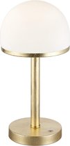 LED Tafellamp - Iona Berl - 4W - Warm Wit 3000K - Dimbaar - Rond - Mat Goud - Aluminium