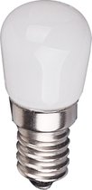 LED Lamp - Igory Santra - 1.5W - E14 Fitting - Helder/Koud Wit 6500K - Mat Wit - Glas