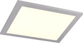 LED Plafondlamp WiZ - Smart LED - Iona Alineon - Slimme LED - Dimbaar - Aanpasbare Kleur - 15W - Mat Titaan - Vierkant