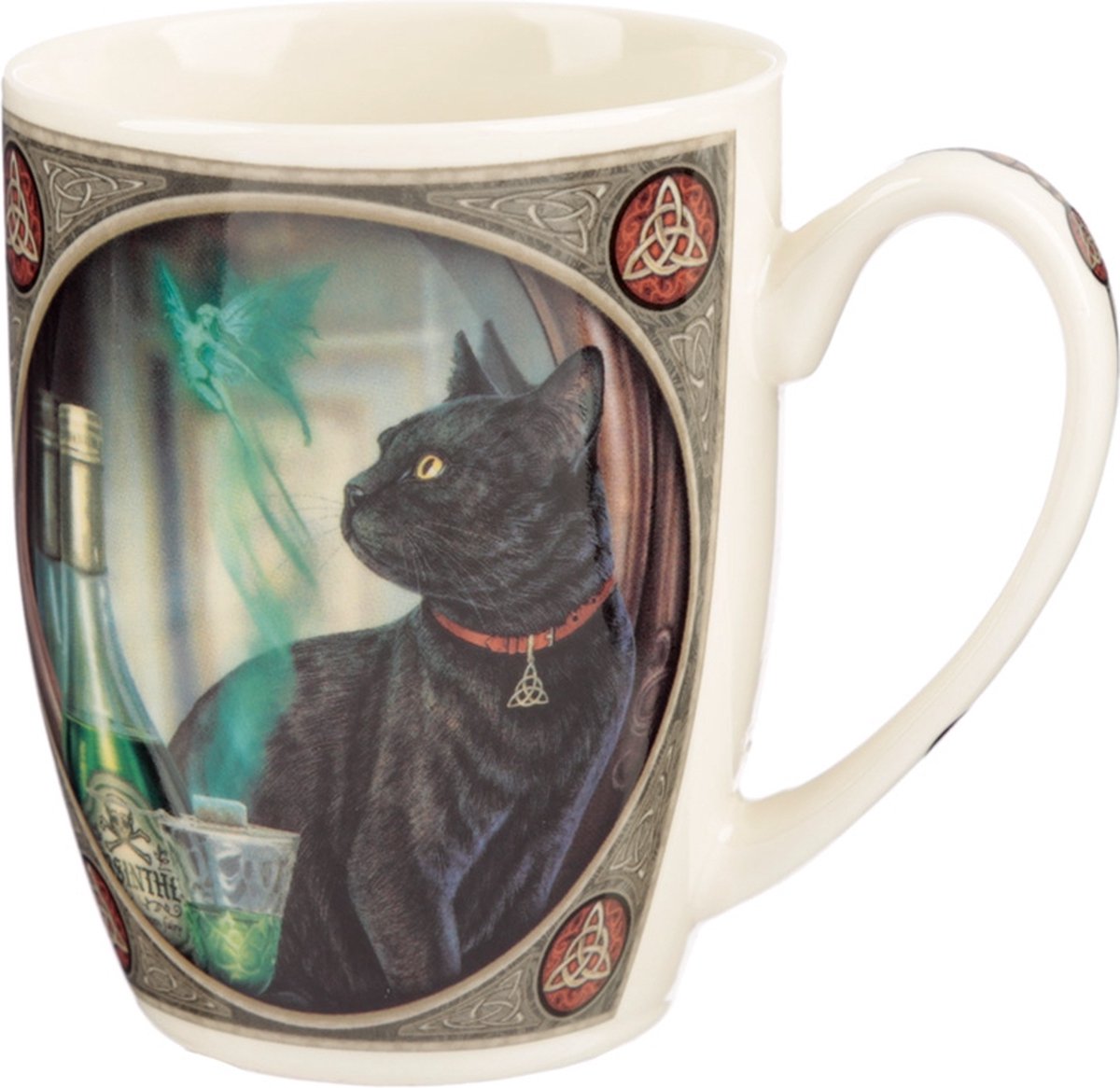 Beker kat Lisa Parker - Absinthe cat