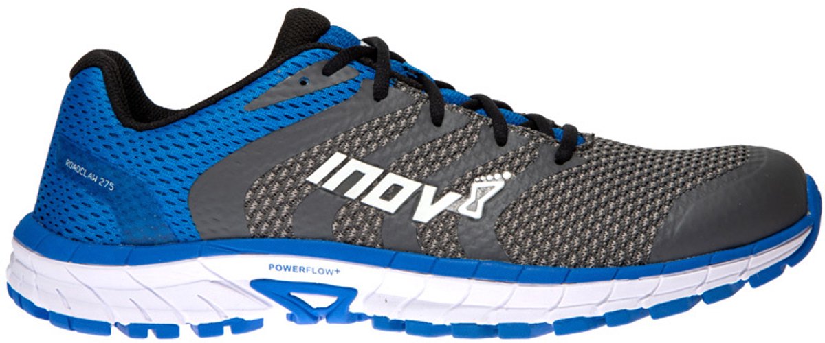 Inov-8 Roadclaw 275 Knit Heren - Grijs / Blauw - maat 44
