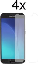 Samsung S6 Screenprotector - Beschermglas Samsung galaxy S6 Screen Protector Glas - 4 stuks