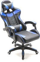 Gamestoel Cyclone - bureaustoel - Verstelbaar - blauw zwart