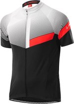 Löffler Fietsshirt Jersey Heren Polyester Zwart/rood Maat 54