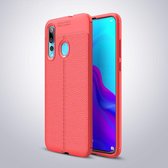 Litchi Texture TPU schokbestendige hoes voor ASUS ZenFone Max (M2) (rood)