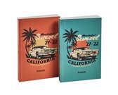 Brepols Schoolagenda 2021-2022 - Grunge - Rood - 11.5 x 16.9 cm