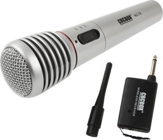 Let op type!! Handheld draadloze / Kabelgebonden microfoon met de ontvanger  & antenne ... | bol.com