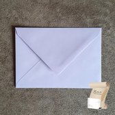 Luxe lila C6 Envelop (114 x 162 mm) - 120 grams gegomd - 250 stuks