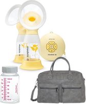 Medela Swing Maxi Flex Kolftas Koeltas bewaarflessen - Grijs