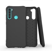 Voor Xiaomi Redmi Note 8 Effen kleur TPU Slim schokbestendige beschermhoes (zwart)