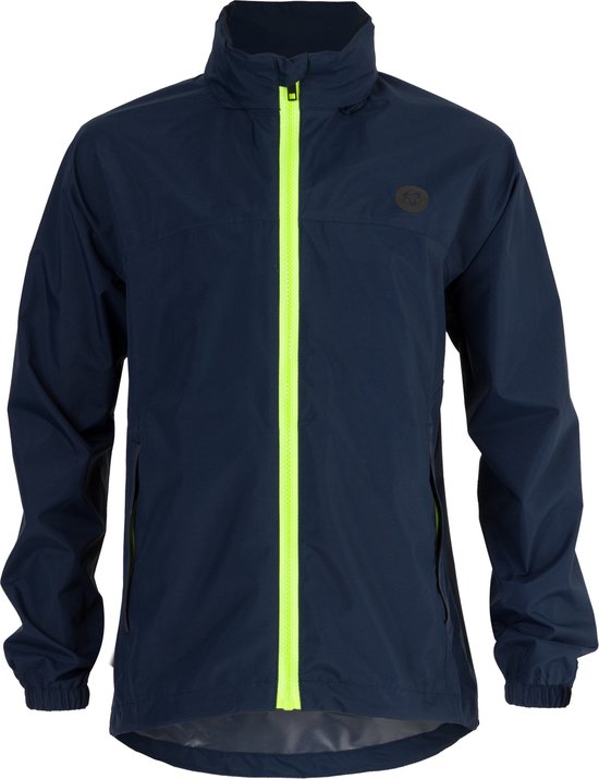 AGU GO Kids Regenjas Essential - Blauw - 116 - Meisjes & Jongens - Waterdicht & Ademend