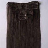 Clip in hairextensions 7 set straight bruin - 2#