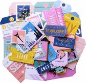 Moodadventures | Knutselen | Set van 50 Knutselkaartjes Vacay | Die Cuts
