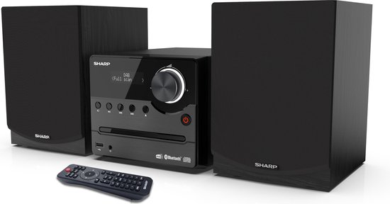 Sharp XL-B517 Micro geluidssysteem met DAB+ - FM - CD - bluetooth - zwart