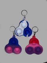 Fidget sleutelhanger - set van 3 - sleutelhanger - Fidget - gifts