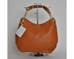 Brigada - Tas - Handtas - PU Hoogwaardig Kunstleer - Bruin / Cognac