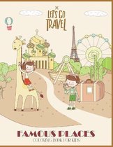 Famous Places Coloring Book for kids