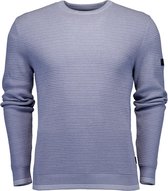 Cavallaro Napoli - Heren Trui - Graziano R-Neck Pullover - Lichtblauw - Maat XXL