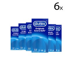 Durex Originals Condooms Extra Safe - 6x 12 stuks
