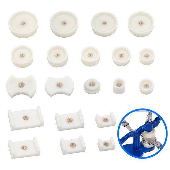MMOBIEL 20 Delige Drukplaten Set voor Horloge Reparaties