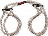 Hogtied - Bind & Tie - 6mm Hemp Wrist or Ankle Cuffs - Natural