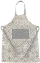 De La Mur Line Kids Kinderschort - apron - Keukenschort kind -  knutselschort -  kliederschort -  grijs patroon -  kook kado voor jongens en meisjes SALE