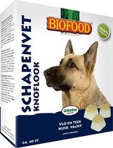 Biofood schapenvet maxi bonbons knoflook - 40 st - 1 stuks