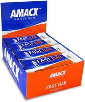 Amacx Fast Bar 45 gr - Energiereep - Vanilla - 12 stuks