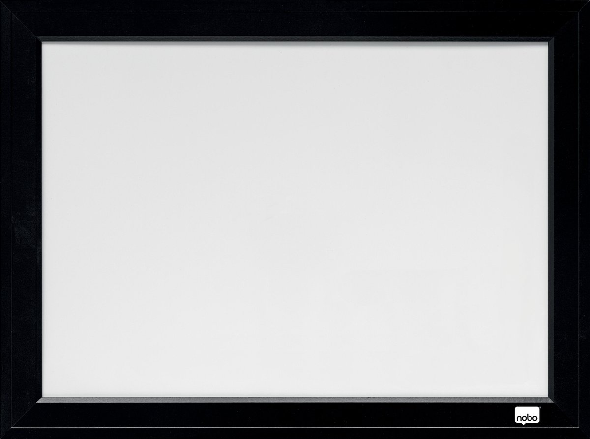 Nobo Magnetisch Whiteboard Met Zwarte Lijst - 58,5 x 43 Cm - Inclusief Montageset, Magneten En Marker thumbnail 3