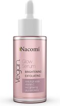 Nacomi Glow Serum Brightening And Exfoliating Serum with AHA fruit acids and red ginseng 30ml.