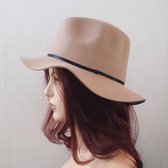 MYO Fedora hoed kleur zand