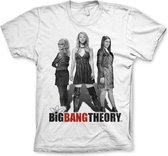 The Big Bang Theory Heren Tshirt -S- Big Bang Girl Power Wit