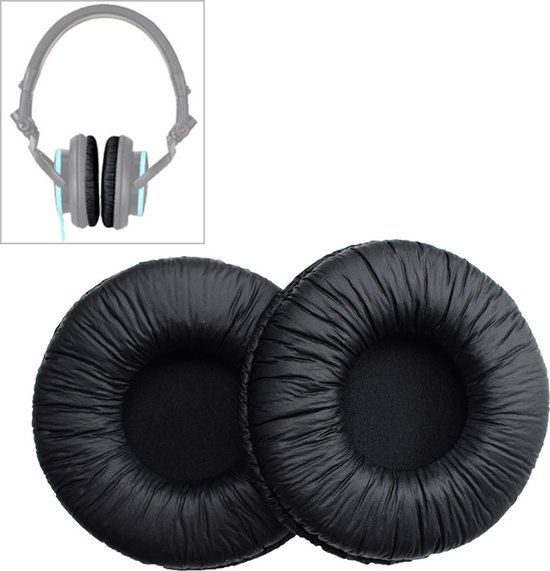 2 pièces pour SONY MDR-V55 coussin d'écouteur couverture en cuir cache- oreilles... | bol.com