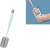 Verticale Eenvoudige Opknoping Spons Cup Borstel Huishoudelijke Melkfles Reinigingsborstel (Blauw)