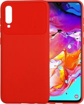 Beetle Series Shockproof TPU Case voor Galaxy A70 (Rood)