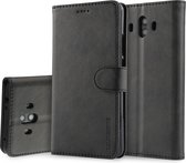 Voor Huawei Mate 10 LC.IMEEKE kalfsleer Horizontale flip lederen tas, met houder & kaartsleuven & portemonnee (zwart)
